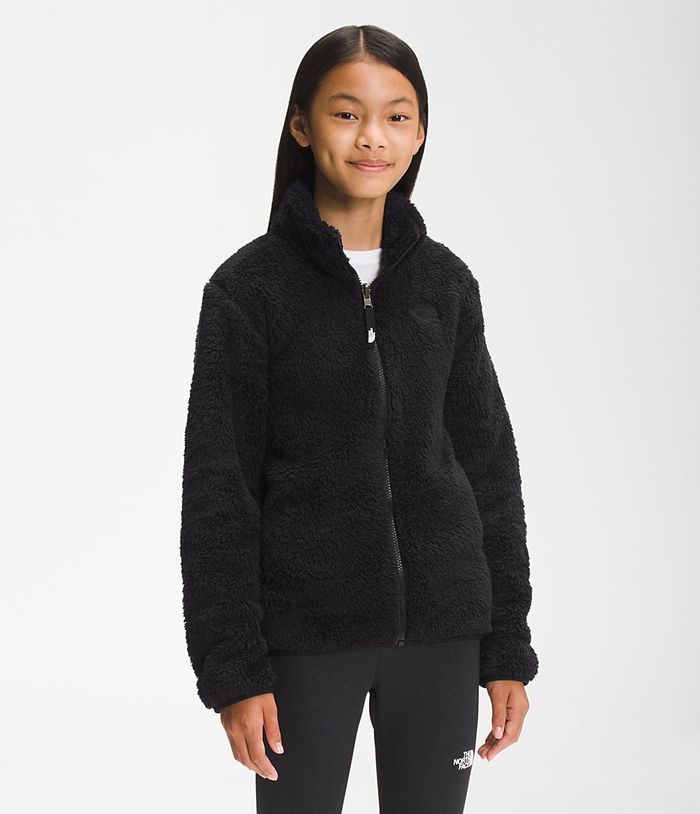 The North Face Jacket Suave Oso Fleece Black - Girls - Thailand TIAGB-1832